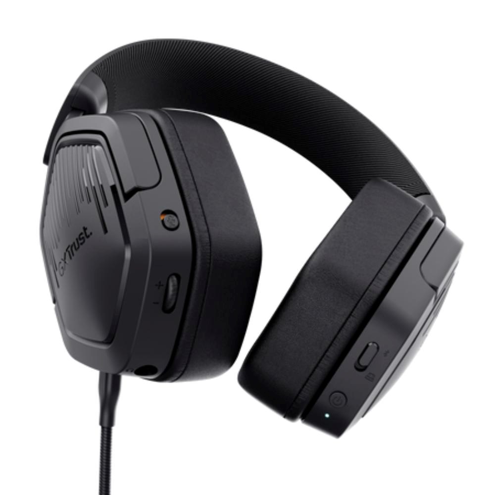 TRUST Herní sluchátka GXT 493 Carus, Bluetooth, 2.4GHz, černá