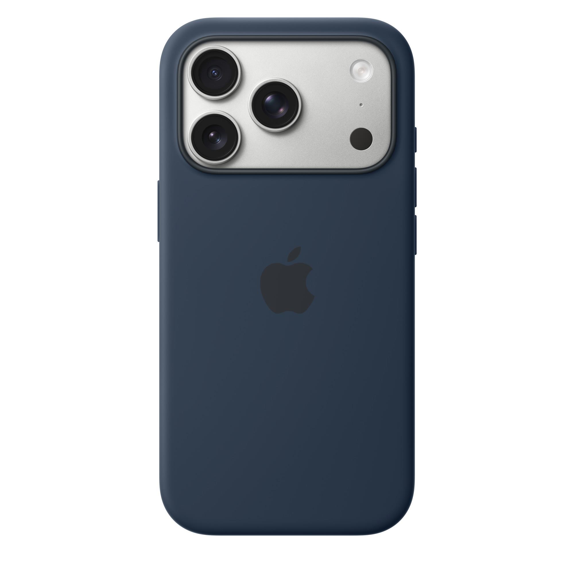 Apple iPhone 17 Pro Silicone Case with MagSafe – Midnight