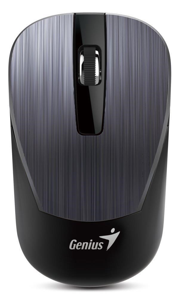 GENIUS myš NX-7015/ 1600 dpi/ Blue-Eye senzor/ bezdrátová/ kovově šedá