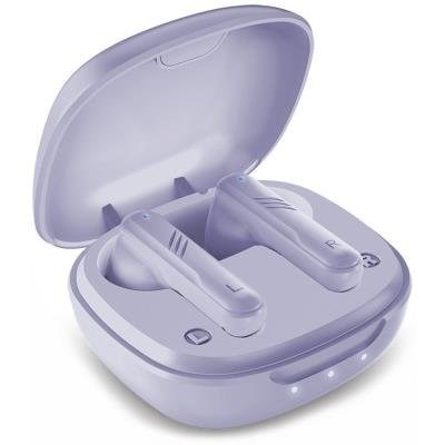 GENIUS bezdrátový headset TWS HS-M905BT Light Purple/ Bluetooth 5.3/ USB-C nabíjení/ fialová