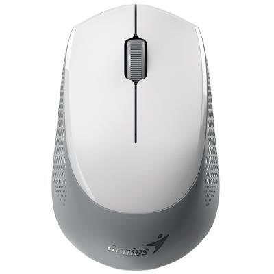 GENIUS myš NX-8000S BT/ duální Bluetooth + 2,4GHz/ 1200 dpi/ bezdrátová/ tichá/ bílošedá