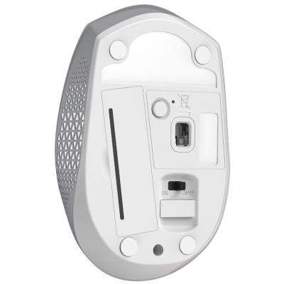 GENIUS myš NX-8000S BT/ duální Bluetooth + 2,4GHz/ 1200 dpi/ bezdrátová/ tichá/ bílošedá