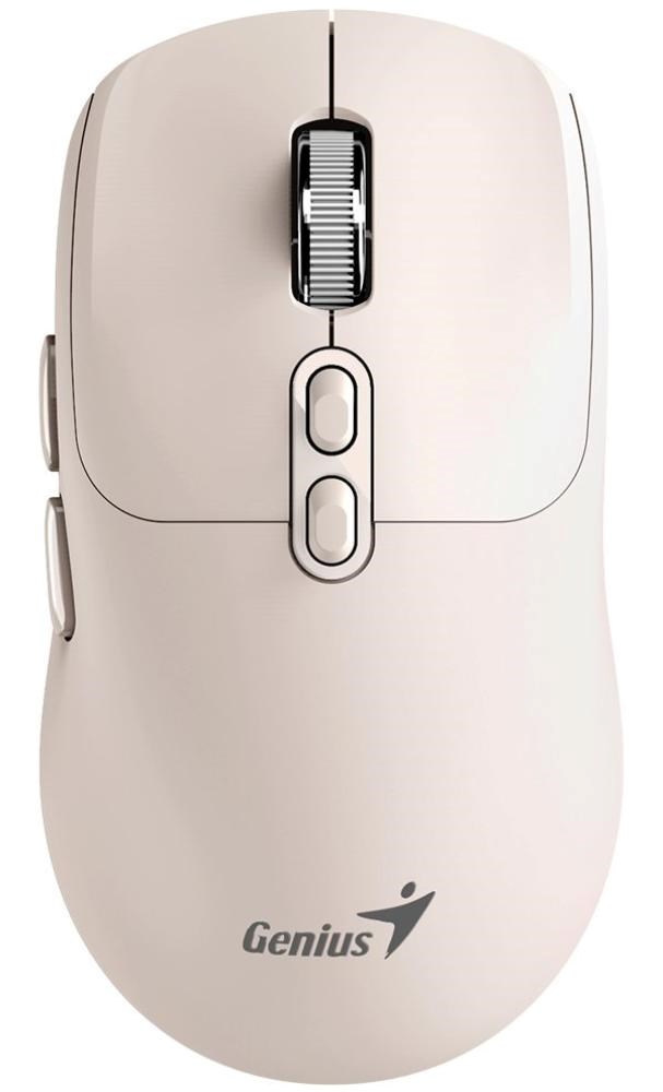 GENIUS myš NX-8080S BT/ duální Bluetooth + 2,4GHz/ 1600 dpi/ Copilot/ bezdrátová/ tichá/ béžová