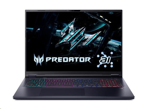 ACER NTB Predator Helios Neo 18 AI (PHN18-72-97RV),Ultra 9 275HX,18"WQXGA,32GB,1TB SSD,RTX 5060,Linux,Black