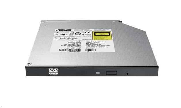 ASUS Slim DVD Writer SDRW-08U1MT/SLIM/BLACK/BULK, black, SATA, M-Disc, bulk (bez SW)