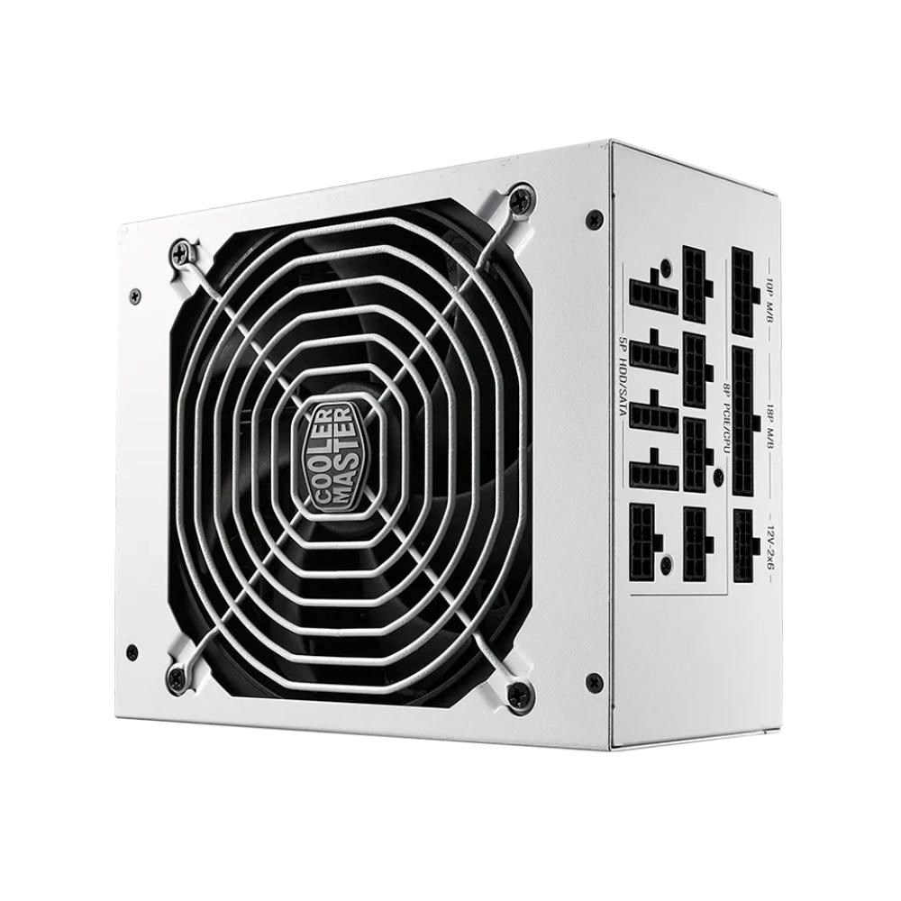 Cooler Master zdroj 1050W MWE Gold, 140mm, Plně modulární, 80+ Gold, ATX 3.1, bílá