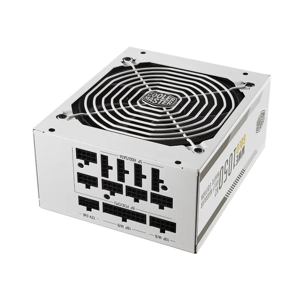 Cooler Master zdroj 1050W MWE Gold, 140mm, Plně modulární, 80+ Gold, ATX 3.1, bílá