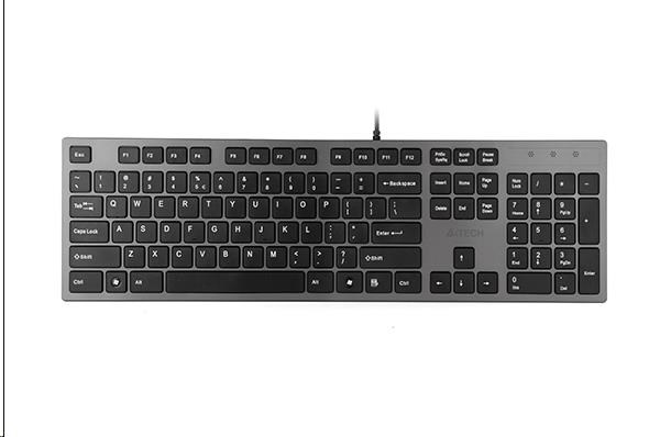 BAZAR - A4tech KV-300H, klávesnice, CZ/US, USB - Poškozený obal (Komplet)