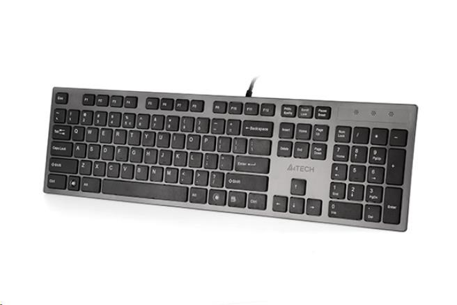 BAZAR - A4tech KV-300H, klávesnice, CZ/US, USB - Poškozený obal (Komplet)