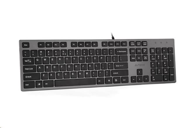 BAZAR - A4tech KV-300H, klávesnice, CZ/US, USB - Poškozený obal (Komplet)