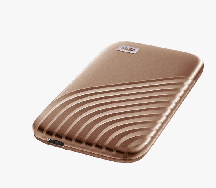 SanDisk WD My Passport SSD externí 1TB , USB-C 3.2 ,1050/1000MB/s R/W PC & Mac ,Gold