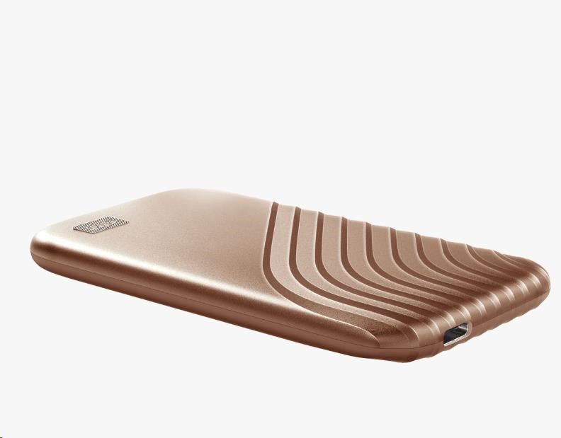 SanDisk WD My Passport SSD externí 1TB , USB-C 3.2 ,1050/1000MB/s R/W PC & Mac ,Gold