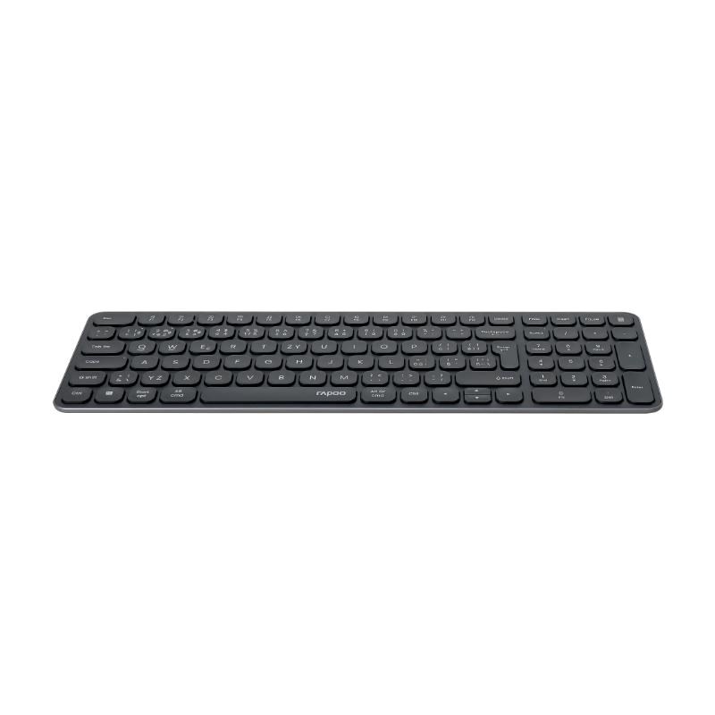 RAPOO Klávesnice E9310M, Bezdrátová 2.4GHz, Bluetooth, CZ/SK, černá