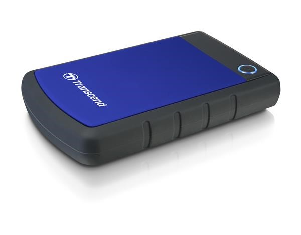 TRANSCEND externí HDD USB 3.0 StoreJet 25H3B, 1TB, Blue (nárazuvzdorný)