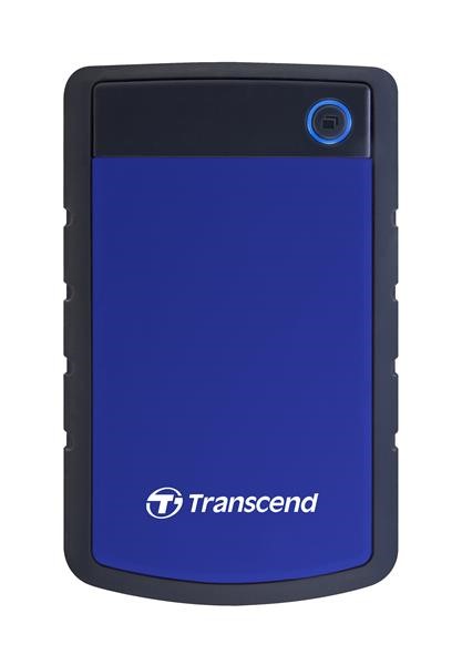 TRANSCEND externí HDD USB 3.0 StoreJet 25H3B, 1TB, Blue (nárazuvzdorný)