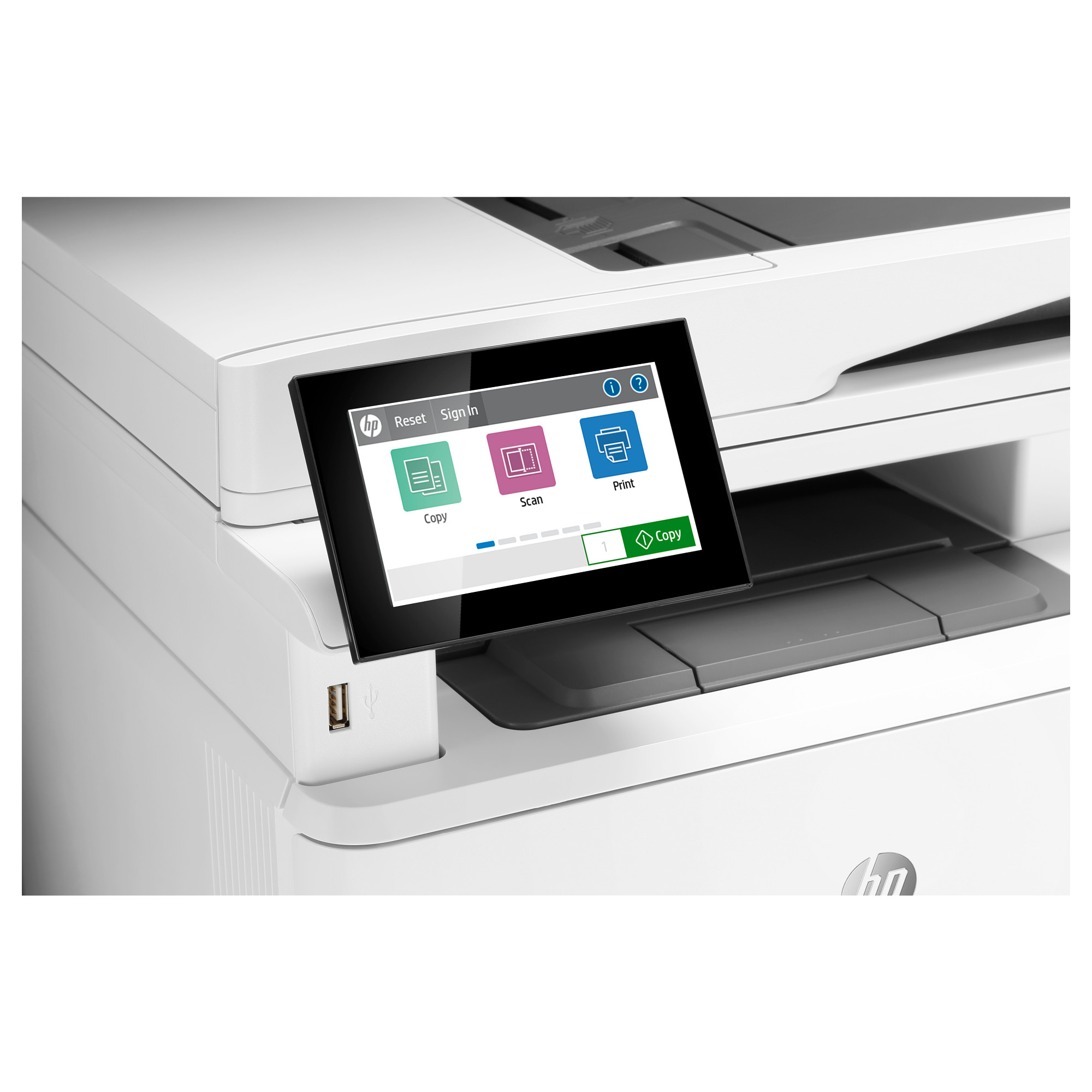 HP LaserJet Enterprise MFP M430f (38str/min, A4, USB, Ethernet, PRINT, SCAN, COPY, FAX, DADF, duplex)