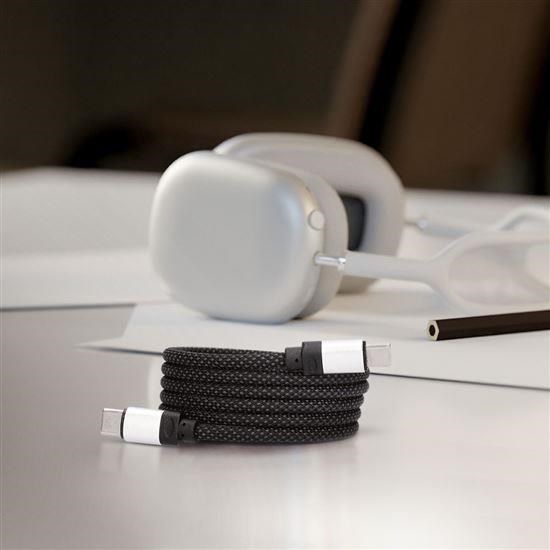 Solight magnetický USB-C 3.1 kabel, USB-C konektor - USB-C konektor, 1m