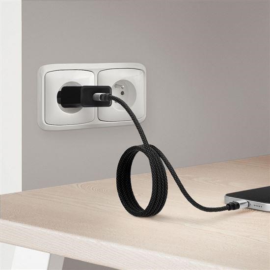 Solight magnetický USB-C 3.1 kabel, USB-C konektor - USB-C konektor, 1m