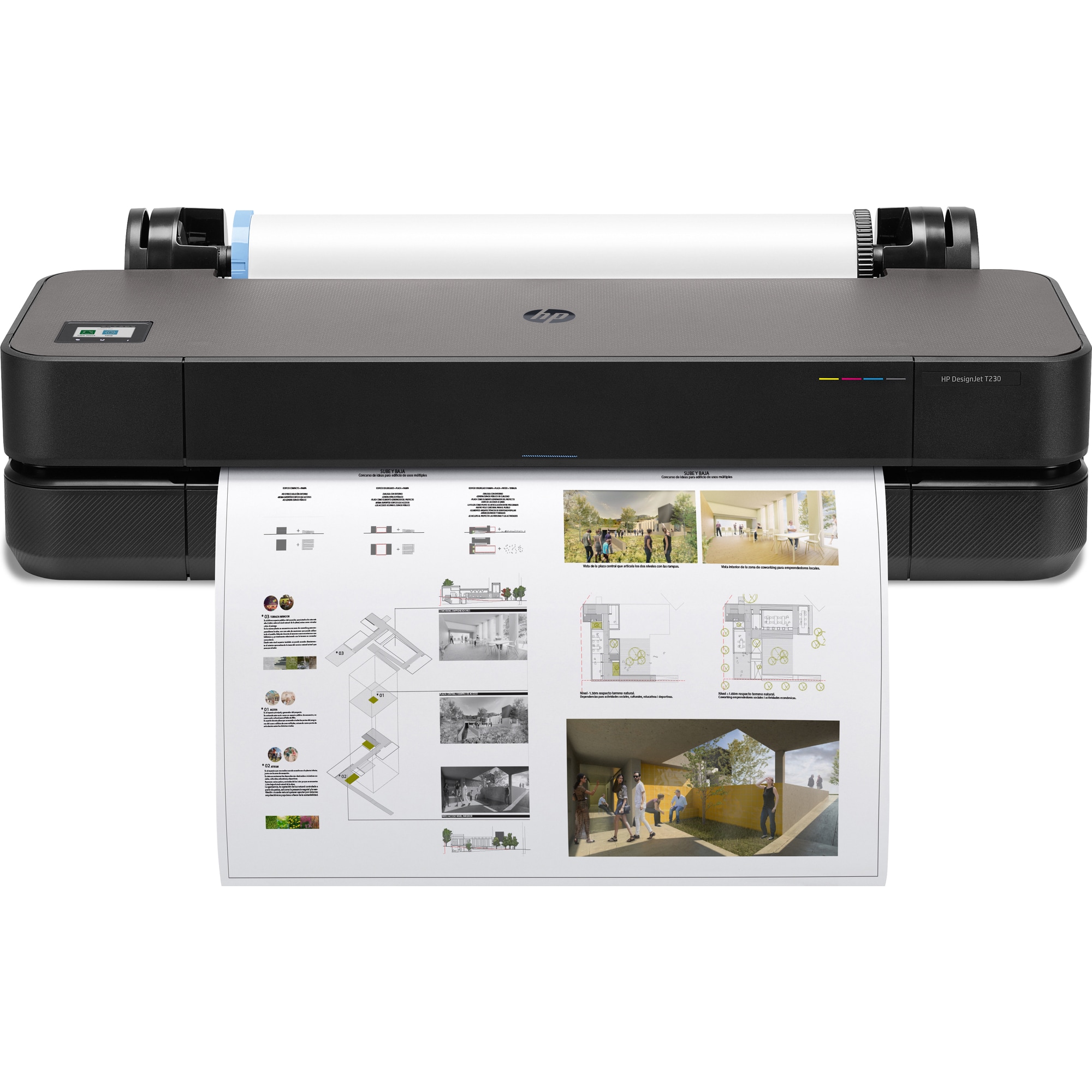 HP DesignJet T230 24" (A1+, 35s A1, USB 2.0, Ethernet, Wi-Fi) - bez stojanu