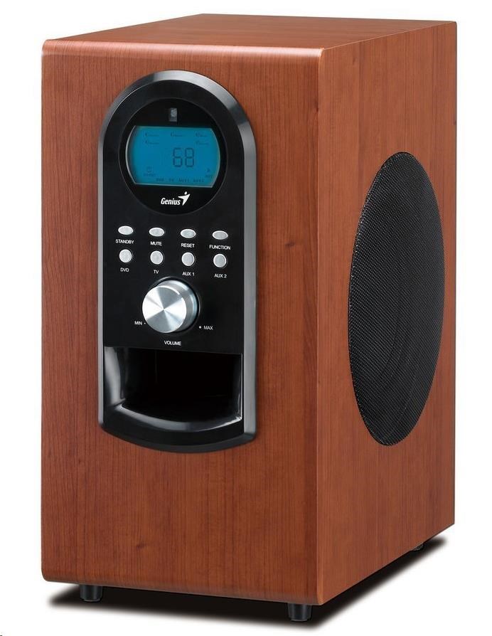 GENIUS repro SW-HF 5.1 6000 Ver. II/ 5.1/ 200W/ Dřevěné/ Dálkový ovladač