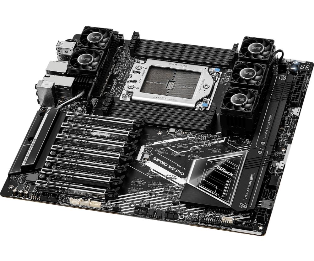 ASRock MB Sc sTR5 WRX90 WS EVO, AMD WRX90, 8xDDR5, 1xDP, EEB