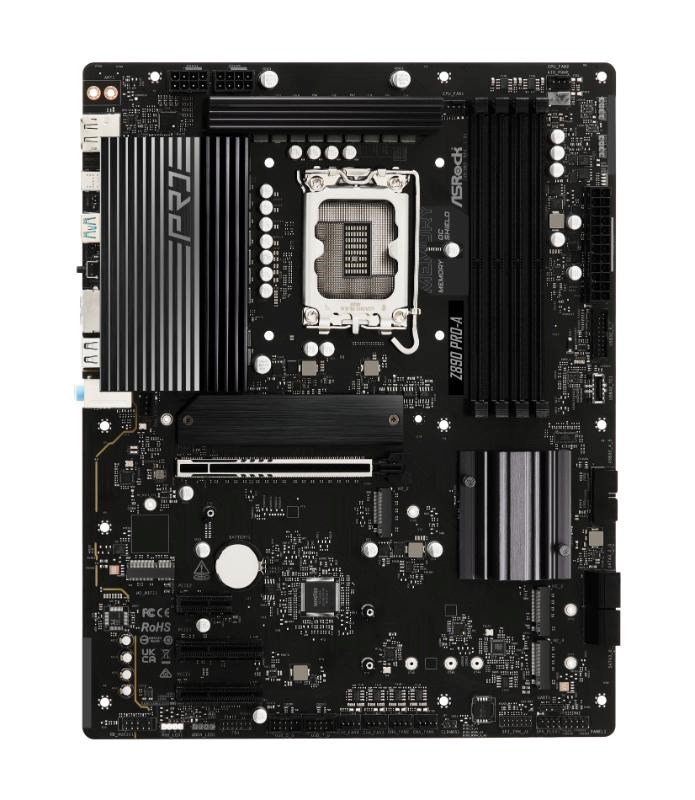 ASRock MB Sc LGA1851 Z890 PRO-A, Intel Z890, 4xDDR5, 1xDP, 1xHDMI, 1xThunderbolt