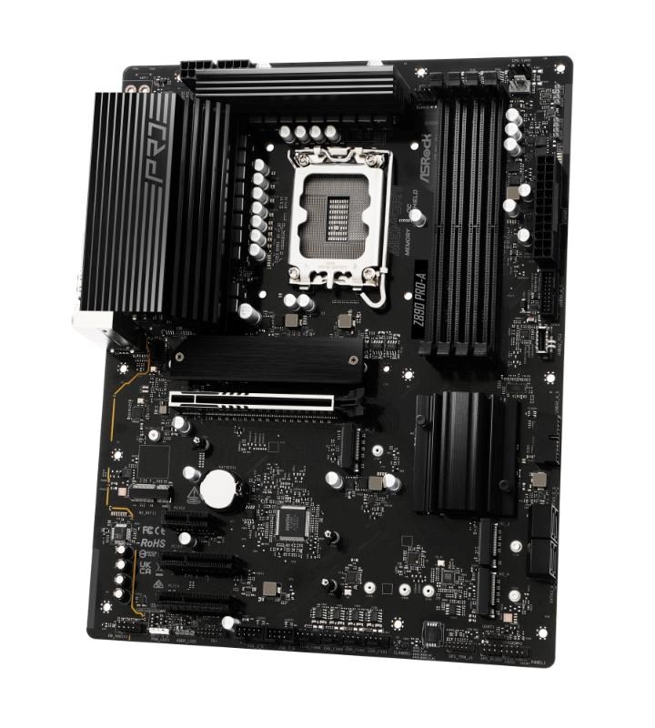 ASRock MB Sc LGA1851 Z890 PRO-A, Intel Z890, 4xDDR5, 1xDP, 1xHDMI, 1xThunderbolt