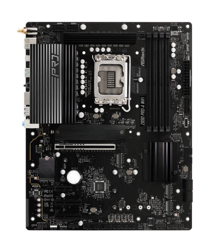 ASRock MB Sc LGA1851 Z890 PRO-A WIFI, Intel Z890, 4xDDR5, 1xDP, 1xHDMI, 1xThunderbolt, WI-FI