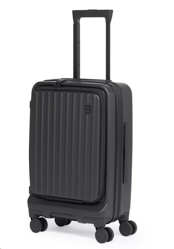 ACER Barcelona luggage 20", černý, pevný cestovní kufr, materiál: 100% recyklovaný PET, TSA kombinační zámek