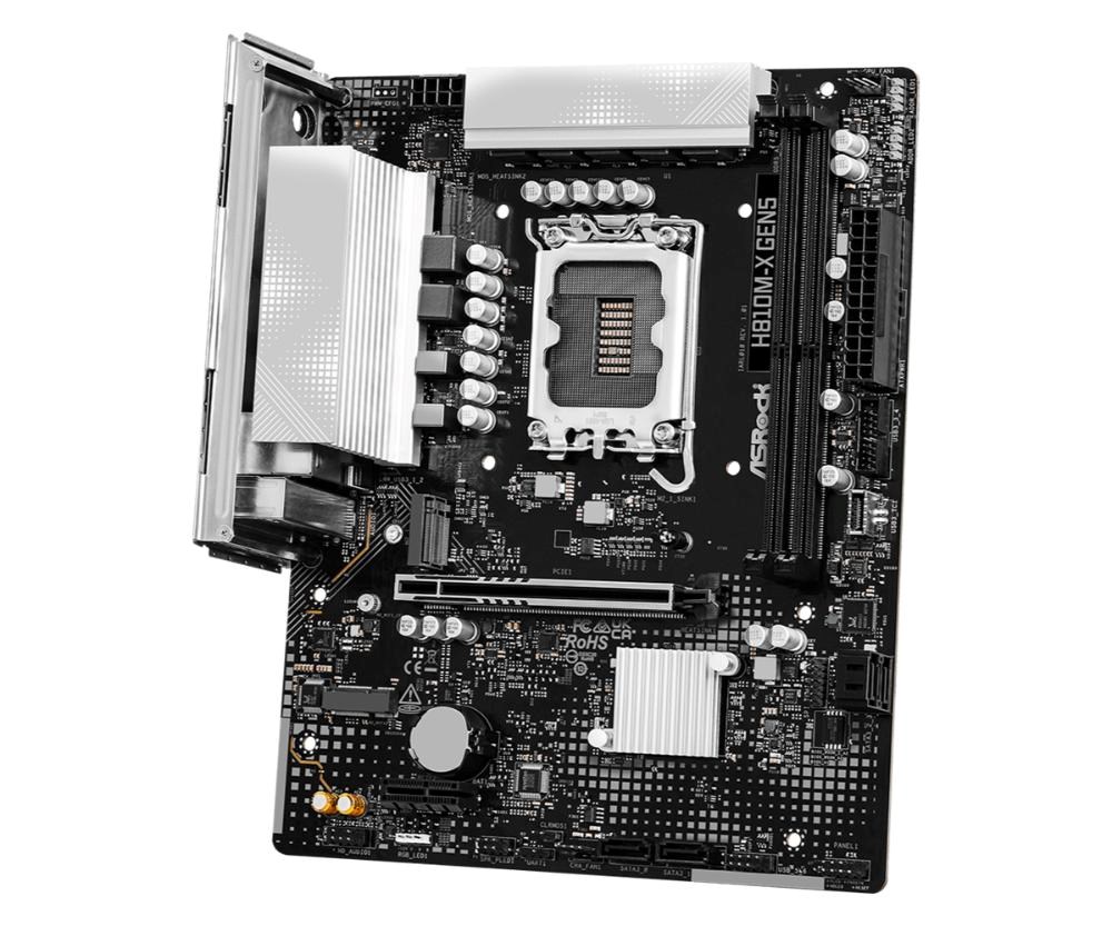 ASRock MB Sc LGA1851 H810M-X Gen5, Intel H810, 2xDDR5, 1xDP, 1xHDMI, mATX