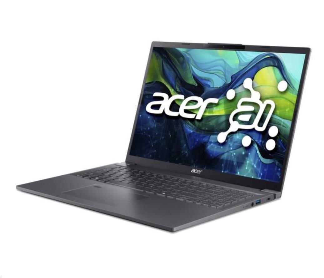 ACER NTB Aspire 16 (A16-71M-56X9),Ultra 5 125H,16" 1920x1200,16GB,512GB SSD,Arc,Linux,Steel Gray