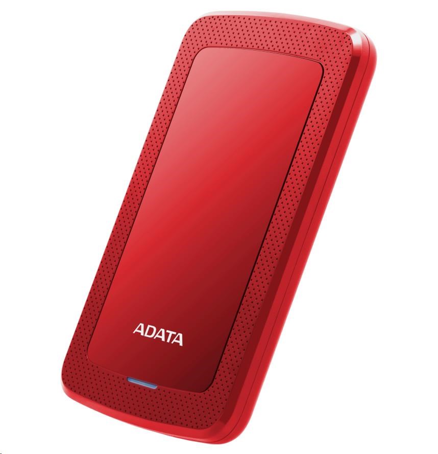 ADATA Externí HDD 1TB 2,5" USB 3.1 HV300, červený