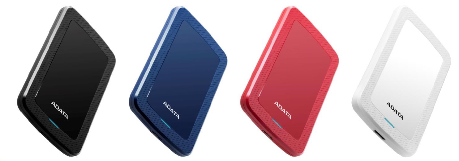 ADATA Externí HDD 1TB 2,5" USB 3.1 HV300, červený