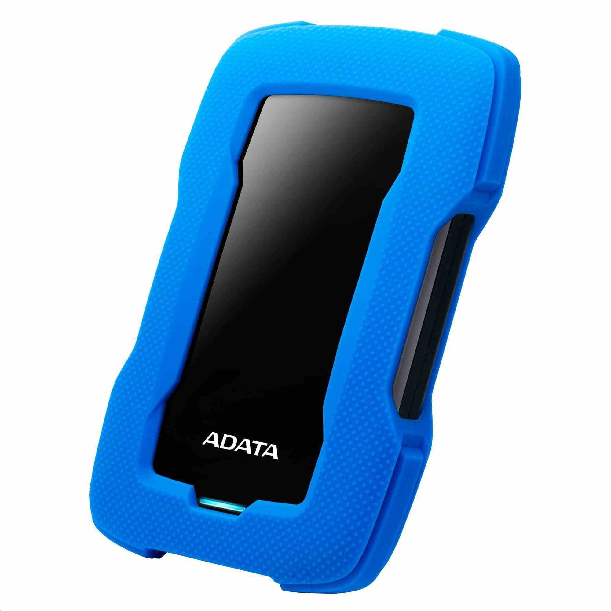 ADATA Externí HDD 2TB 2,5" USB 3.1 HD330, BLUE COLOR BOX, modrý (gumový, nárazu odolný)