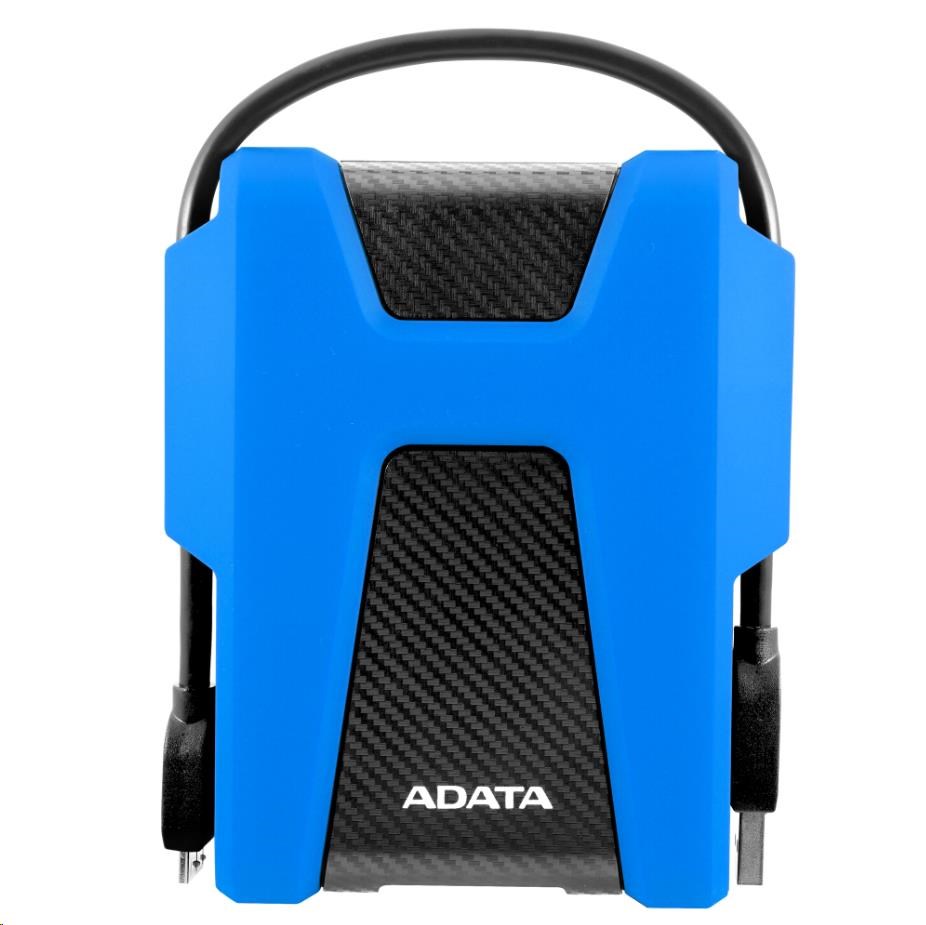 ADATA Externí HDD 1TB 2,5" USB 3.1 AHD680, modrý (gumový, nárazu odolný)