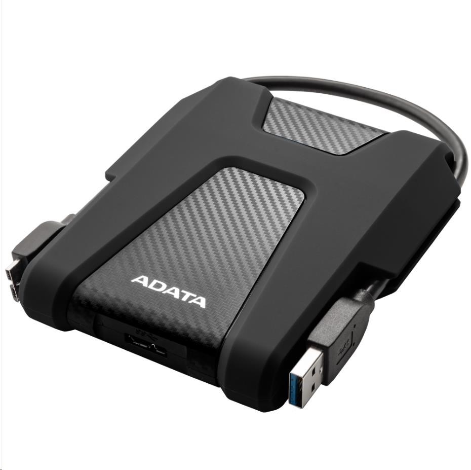 ADATA Externí HDD 2TB 2,5" USB 3.1 AHD680, černý (gumový, nárazu odolný)