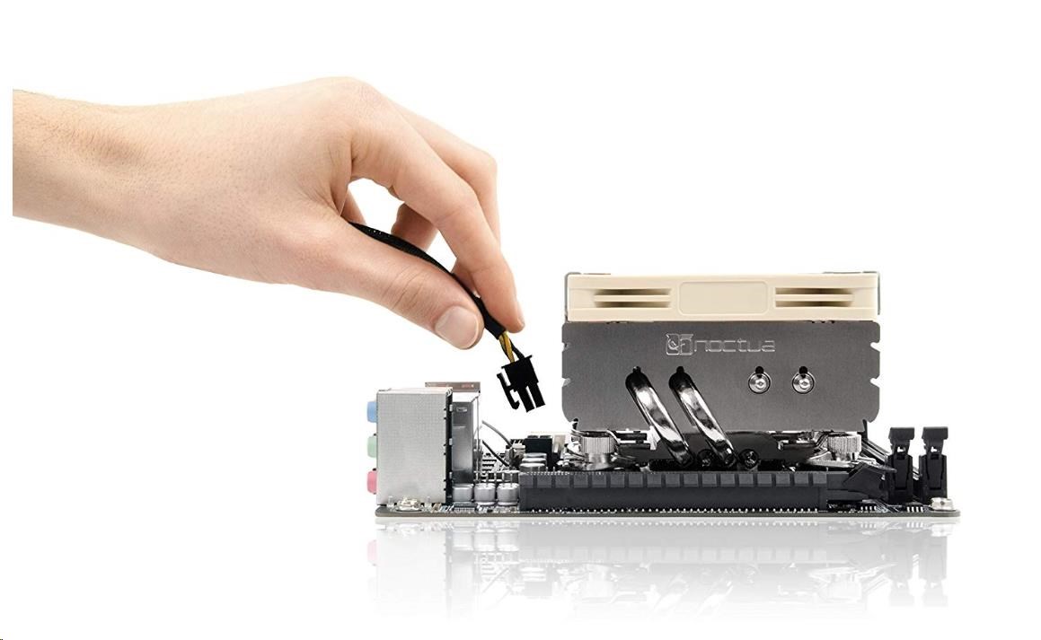 NOCTUA Chladič CPU NH-L9x65, 1x 92mm, LGA1851, AM5, hnědá/stříbrná