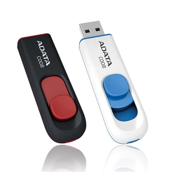 ADATA Flash Disk 32GB C008, USB 2.0 Classic, černá