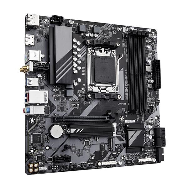 GIGABYTE MB Sc AM5 B650M D3HP AX, AMD B650, 4xDDR5, 2xDP, 1xHDMI, WiFi, mATX