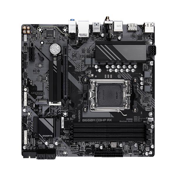 GIGABYTE MB Sc AM5 B650M D3HP AX, AMD B650, 4xDDR5, 2xDP, 1xHDMI, WiFi, mATX