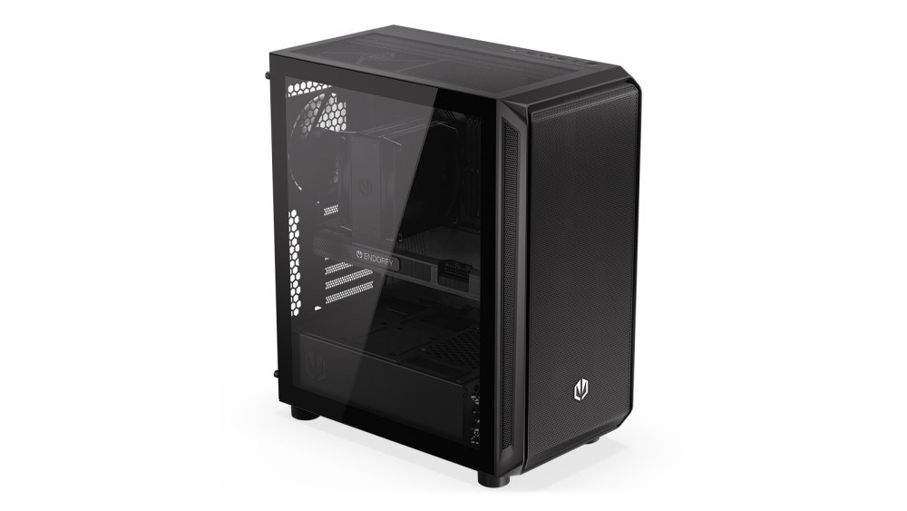 ENDORFY Case Arx 500 Air, Průhledná bočnice, ATX, 5x140mm, černá