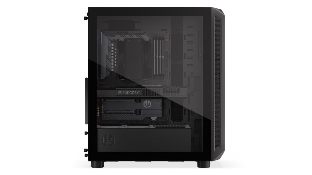 ENDORFY Case Arx 500 Air, Průhledná bočnice, ATX, 5x140mm, černá