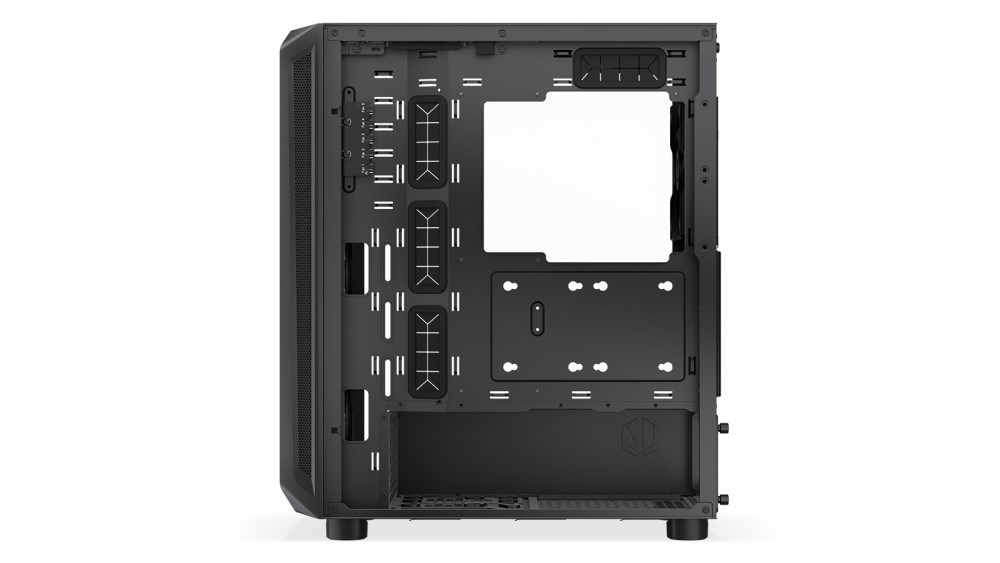 ENDORFY Case Arx 500 Air, Průhledná bočnice, ATX, 5x140mm, černá