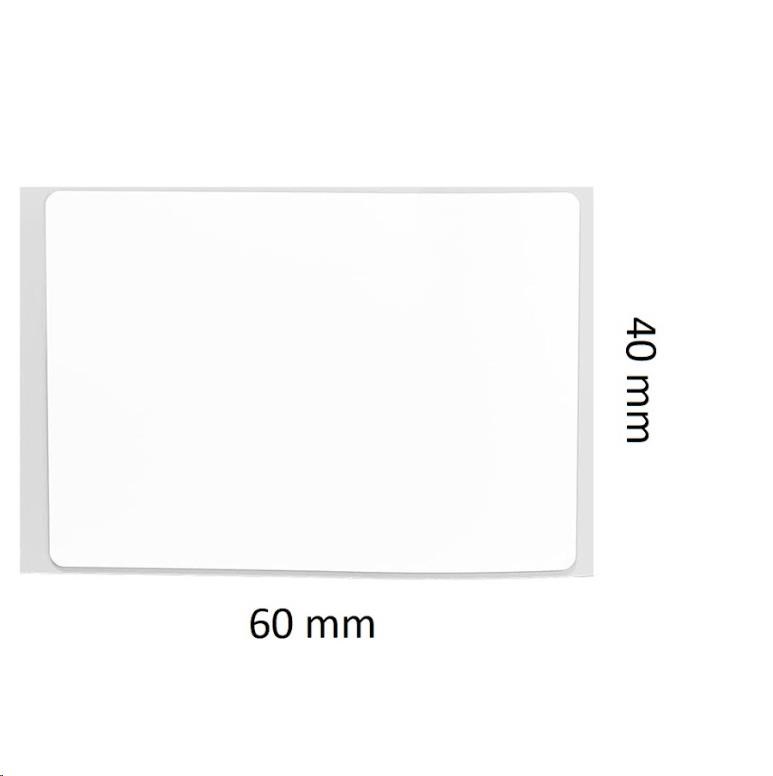Niimbot štítky R 40x60mm 125ks White pro B21, B21S, B3S, B1