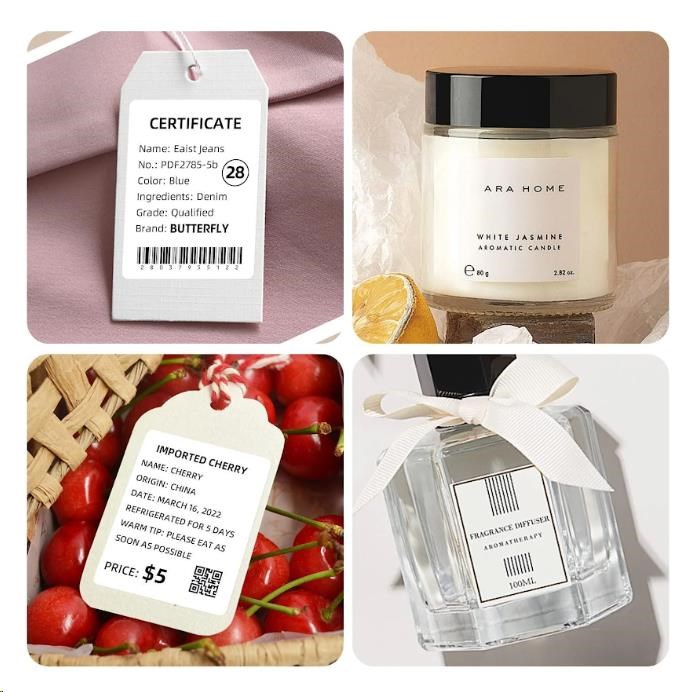 Niimbot štítky R 45x20mm 320ks Bílé pro B21, B21S, B3, B1S