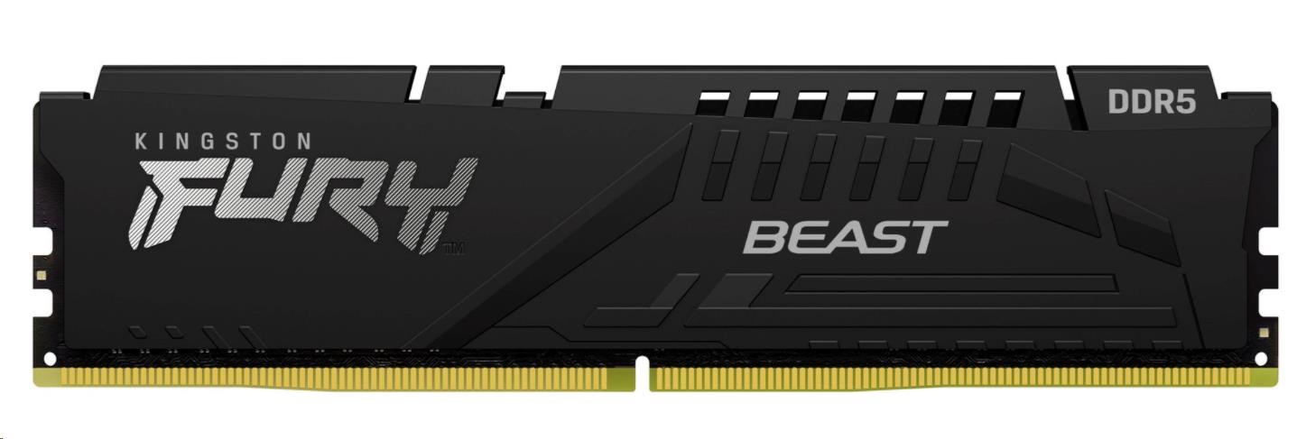 KINGSTON DIMM DDR5 16GB 5600MT/s CL40 FURY Beast Černá