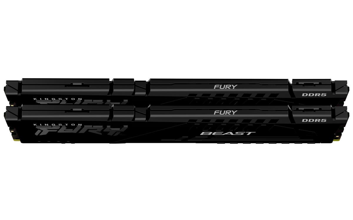 KINGSTON DIMM DDR5 32GB (Kit of 2) 6000MT/s CL30 ECC FURY Beast EXPO Černá