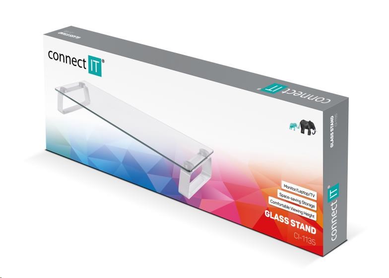 CONNECT IT Podstavec pod LCD, bílý