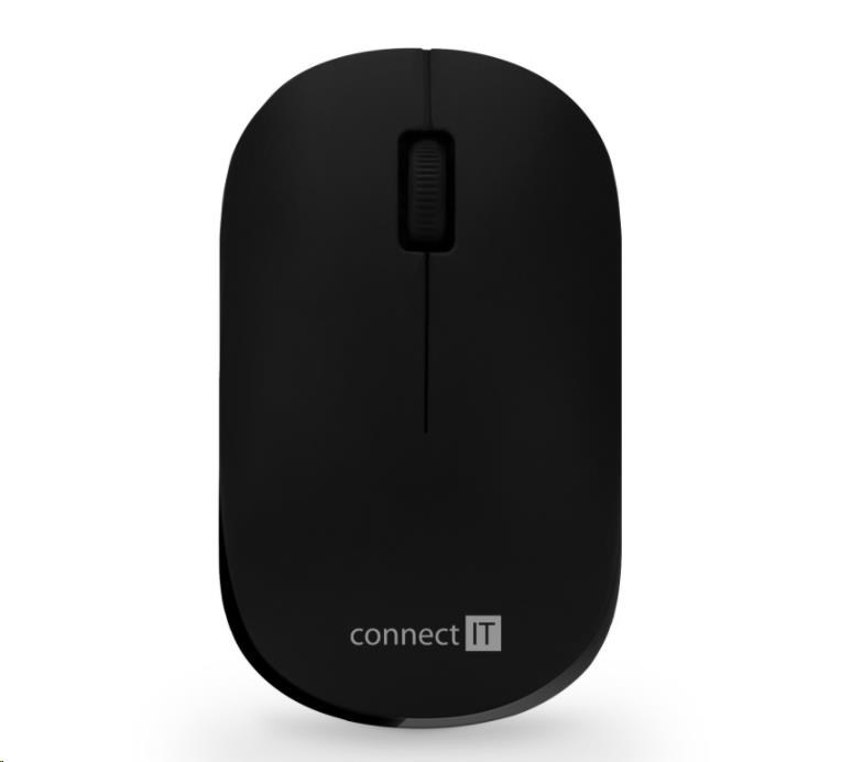 CONNECT IT Combo bezdrátová černá klávesnice + myš, CZ + SK layout