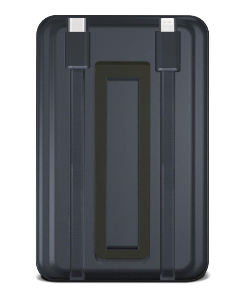 CONNECT IT Powerbanka TravelCharge, MagSafe, 10000mAh, USB-C, Lightning, Šedá